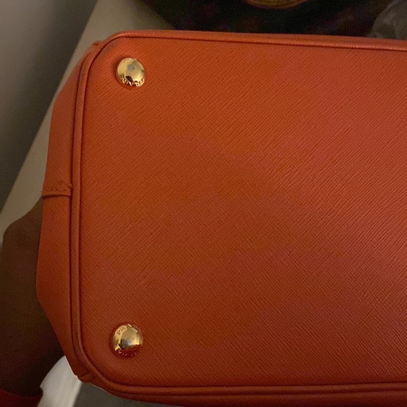 PRADA
Saffiano Large Galleria Double Zip Tote in Papaya/Orange - Picture 8 of 12